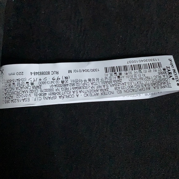 NWOT ZARA Navy Blue Handbag w/ Shoulder Strap - Picture 3 of 16